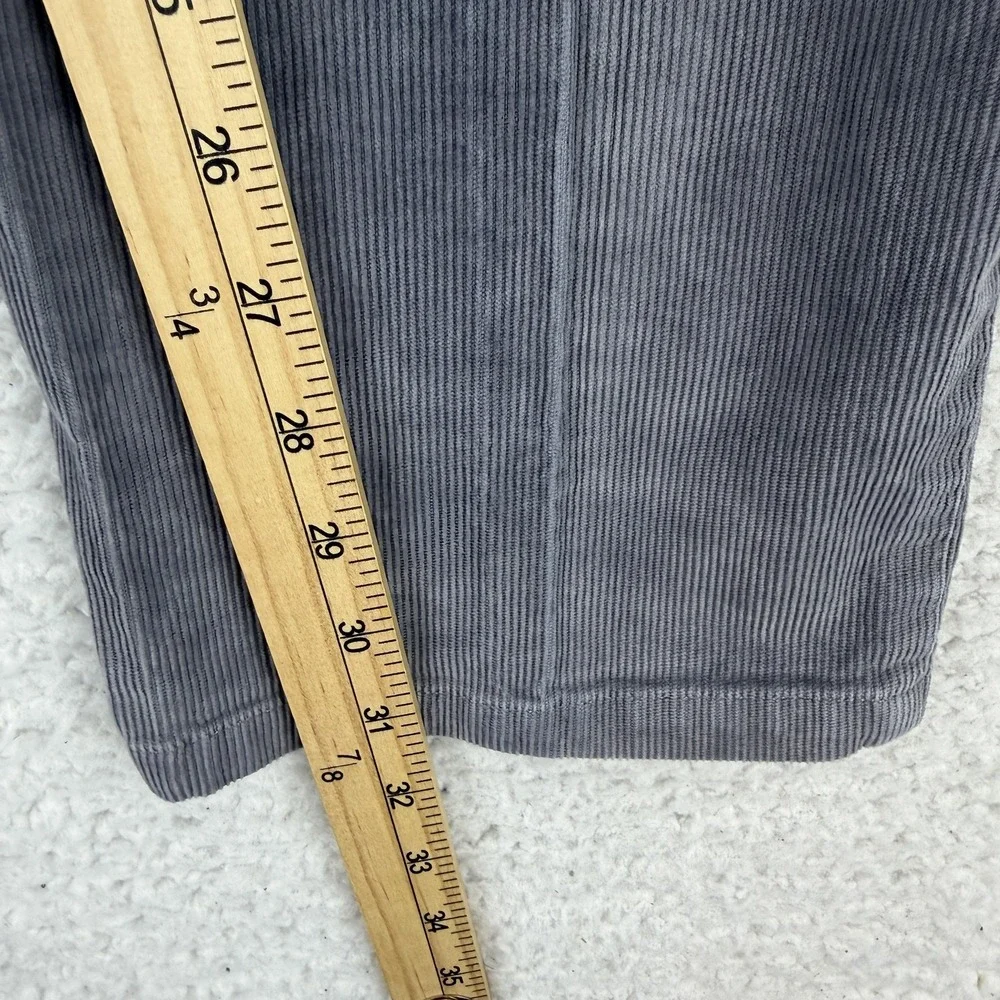Brooks Brothers Mens 30x32 Gray Corduroy Pants Regular Clark Stretch Chino